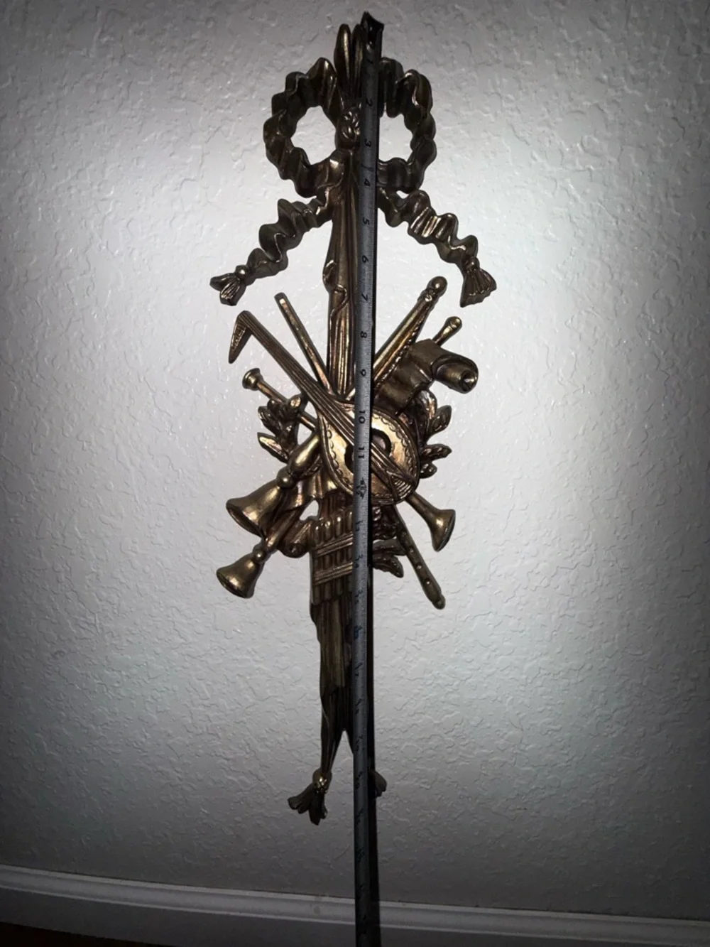 VTG  Greco-Roman Themed Musical Instrument Wall hanging -Turner Manufacturing Co